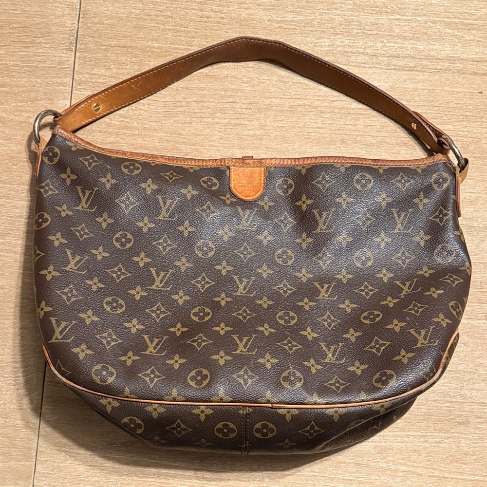 Louis Vuitton Classic Brown Monogram Hobo Bag